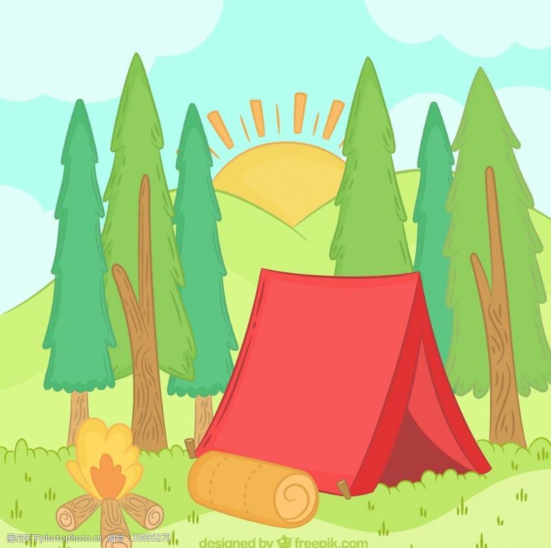 户外帐篷野营图片