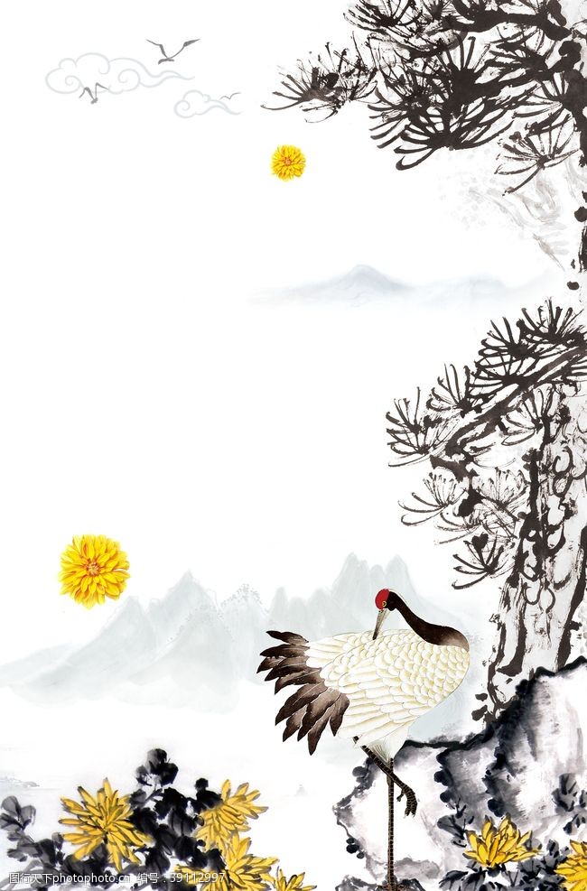秋季元素重阳节海报图片