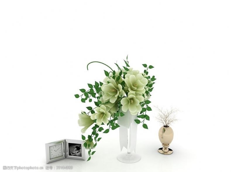 3d图库花草植物装饰花图片
