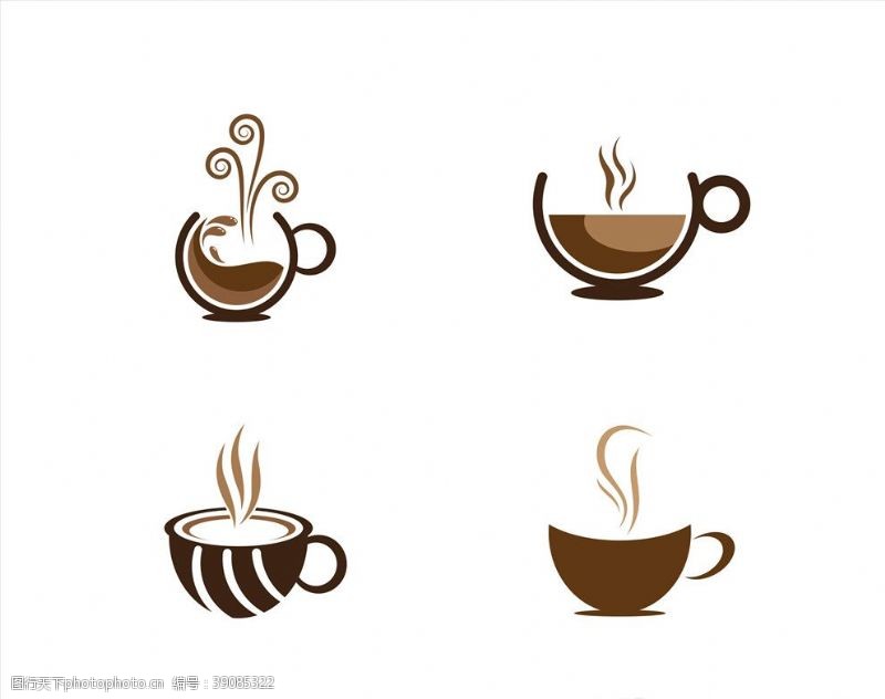 生活用品标签咖啡图标图片