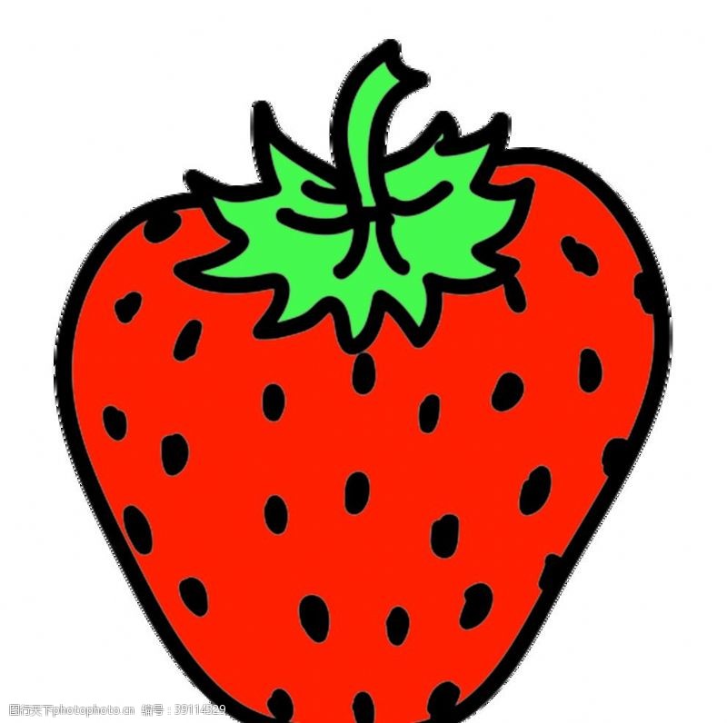 草莓活动卡通草莓图标图片