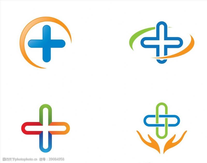 医疗行业十字星图标图片