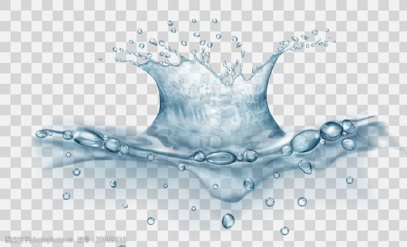 水处理水花水滴水泡气泡水流图片