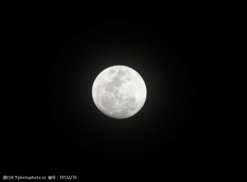 夏天的夜晚月亮素材图片