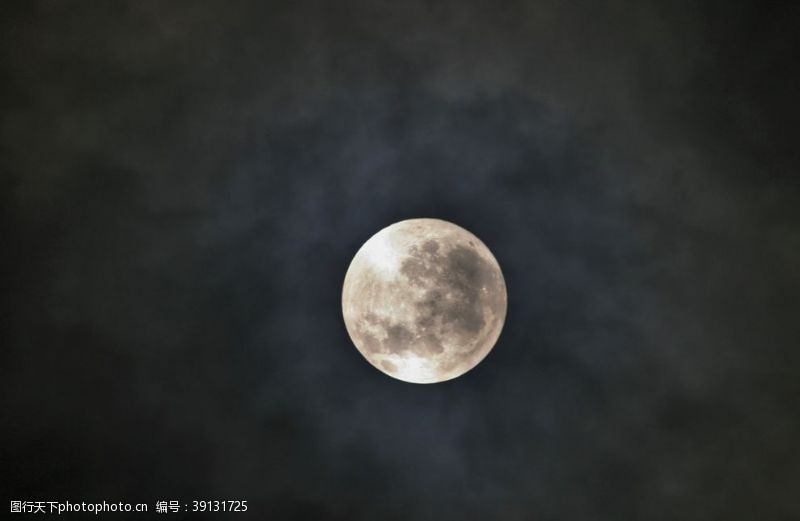 夜间美食月亮图片