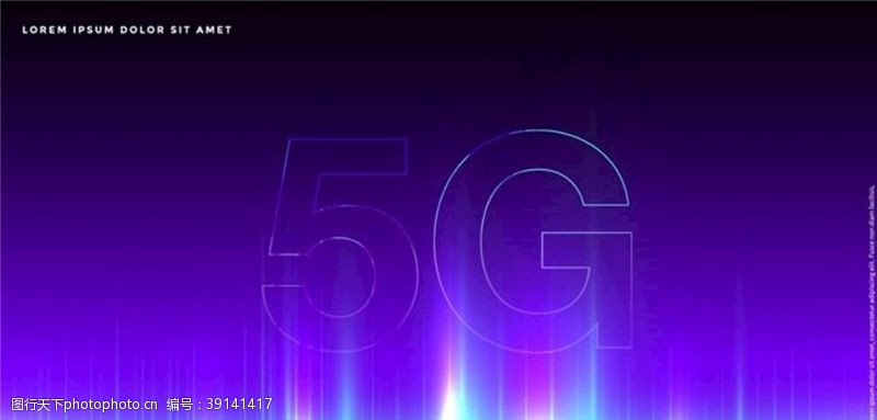 科技通讯网络5G背景图片
