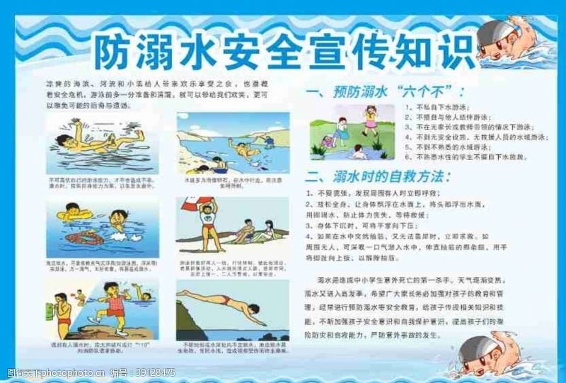防溺水宣传防溺水安全宣传知识图片