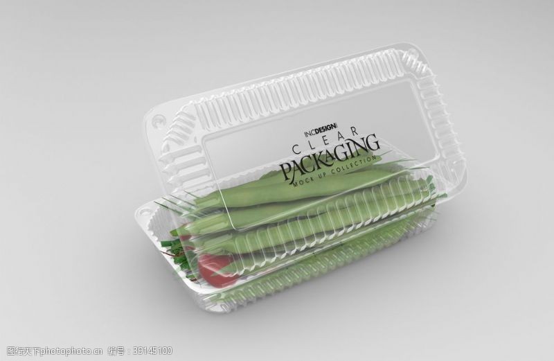 蔬菜包装样机图片