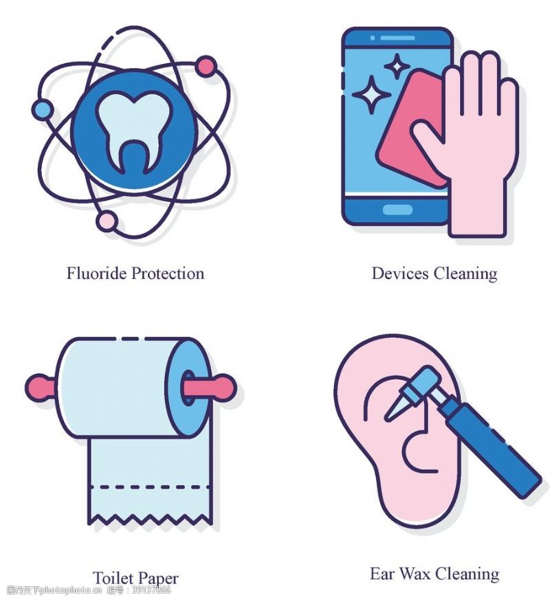 消毒剂卫生护理图标图片