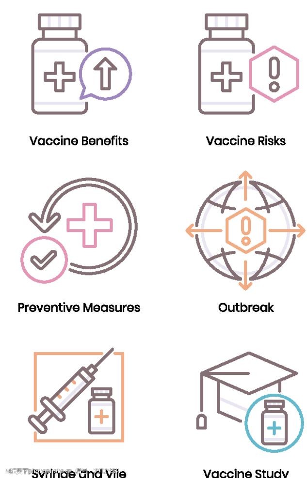 预防针疫苗接种图标图片