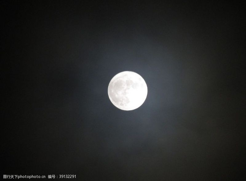 夏天的夜晚月亮素材图片