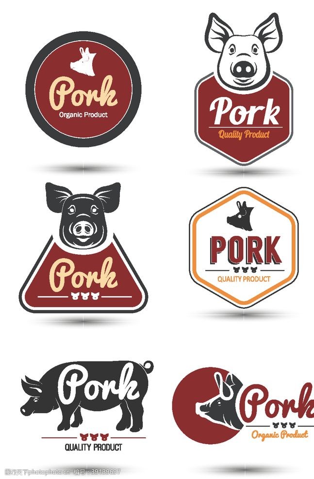 食品标签猪肉标签图片