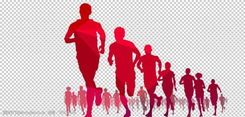 体育设计奔跑的人图片