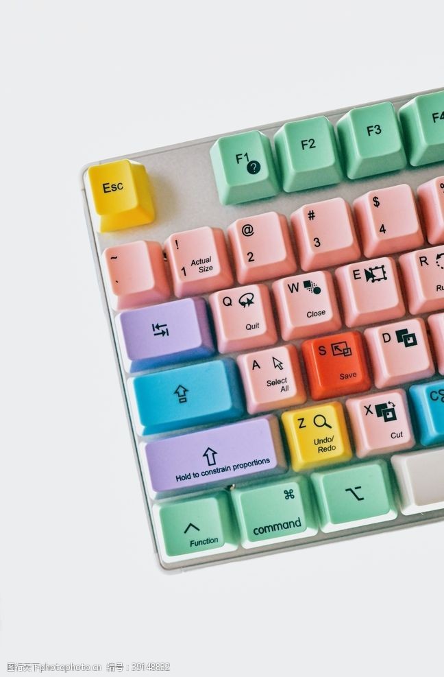 led视频素材彩色键盘图片