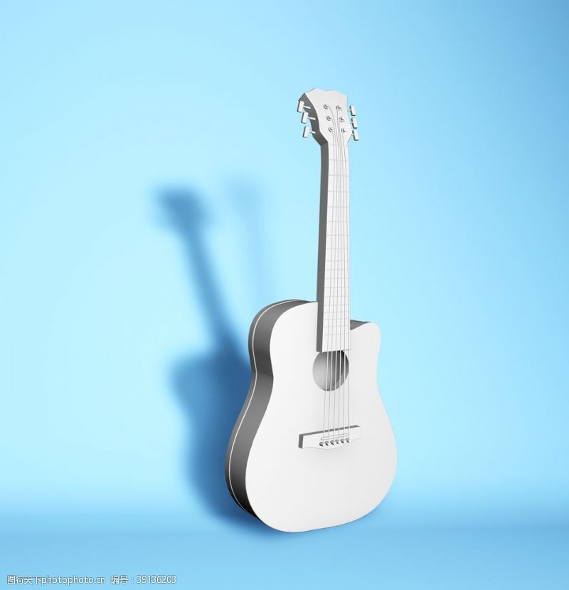 电器模型C4D吉他图片