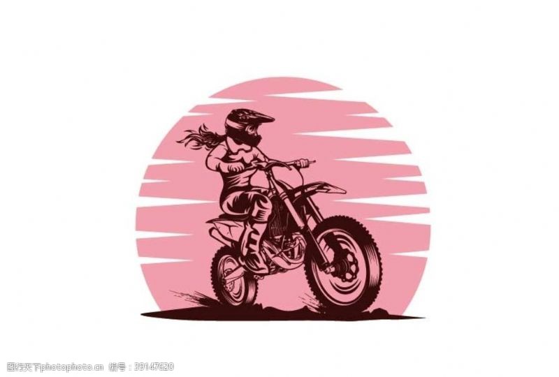赛车手摩托车图片